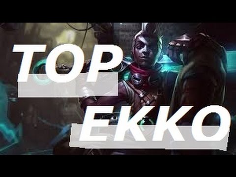 Top lane s6 Ekko vs Poppy - full game - Ranked