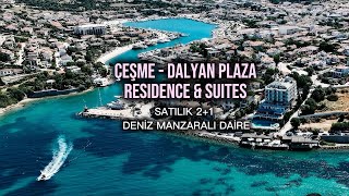 Çeşme Dalyan Plaza’da Denize Sıfır, Manzaralı Satılık 2+1 Daire