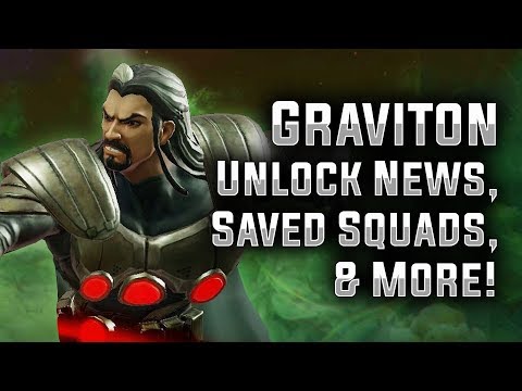 Graviton Unlock News, Saved Squads, & More! (ft. ValleyFlyin & OhEmGee) - MARVEL Strike Force - MSF