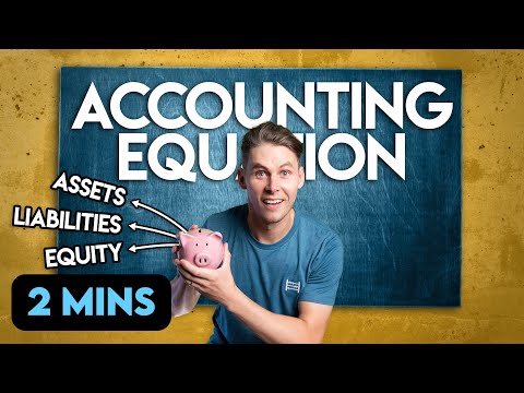 ACCOUNTING EQUATION: Explained in (Almost) 2 Minutes!
