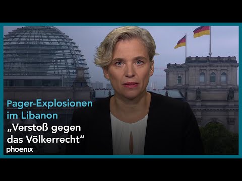 Video Thumbnail: phoenix tagesgespräch mit Bente Scheller (Heinrich-Böll-Stiftung) am 19.09.2024