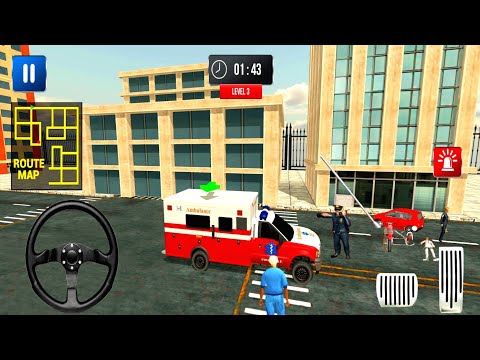 Police Emergency Ambulance Van Driving Simulator - Rescue Emergency - Android Gameplay Ep-2