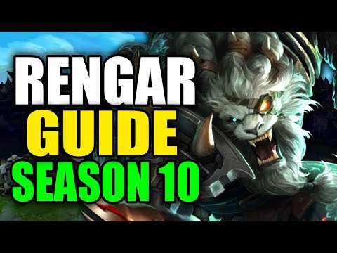 SEASON 10 RENGAR GAMEPLAY GUIDE - (Best Rengar Build, Runes, Playstyle) - League of Legends