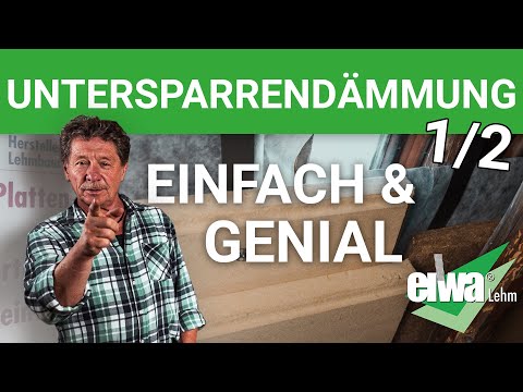 Dach von innen dämmen,Untersparrendämmung ist eine der besten Dämmungen! 25 %mehr Energieeinsparung.