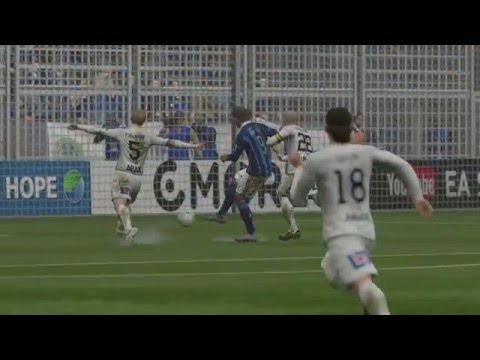 Djurgårdens IF vs GIF Sundsvall - 2-0 - Allsvenskan (Fifa 16, Career Mode)