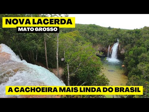 A CACHOEIRA mais LINDA do BRASIL - Balneário UIRAPURU em Nova Lacerda - MT