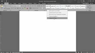 How To Hide Or Show Ribbon Bar In Microsoft Word