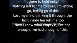 had enough lyrics lifehouse