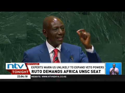 President William Ruto calls for reforms to the United Nations Security Council