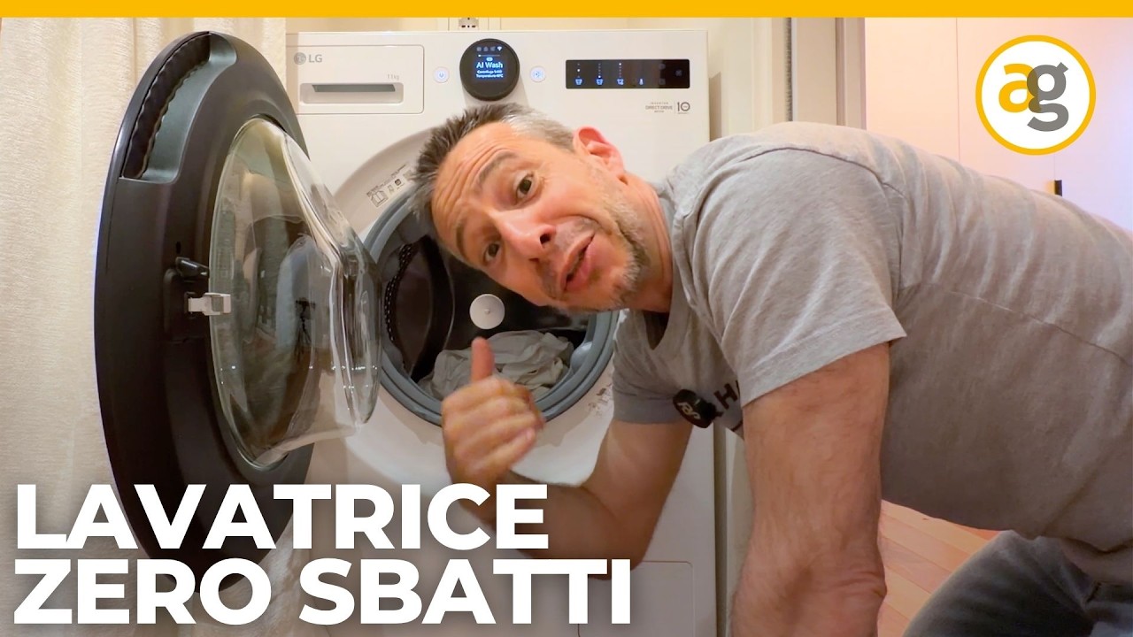 LA LAVATRICE "GIUSTA". RECENSIONE LG con AI