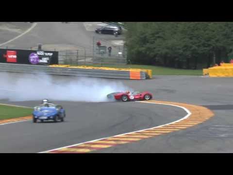 Spa six hour classic action & crash