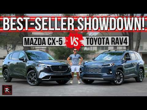 Thumbnail for Best-Seller Showdown! | 2026 Toyota RAV4 Vs. 2026 Mazda CX-5 | Detailed Comparison Test by Toyota, SUV, Mazda