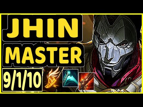 FORG1VEN (JHIN) - 9/1/10 KDA BOTTOM ADC GAMEPLAY - EUW Ranked MASTER
