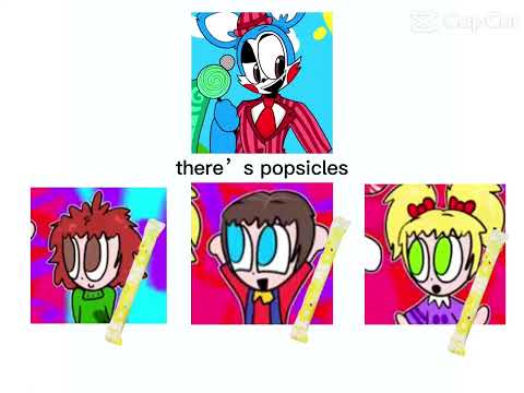 Candy the cat gives out popsicles (tampons) to the children fnac candy’s stories cin tan studios