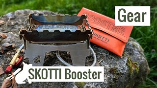 GEAR | SKOTTI Booster | Faltbarer Camping Gaskocher | 2,1 kW Brenner | Ausführli