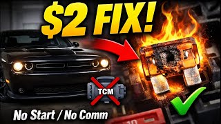 Download lagu FIXED WITHOUT A $1,000  SCAN TOOL! DODGE CHALLENGER NO CRANK / NO COMM WITH TCM! mp3