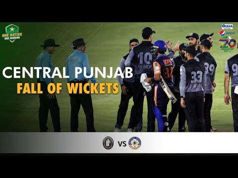 Central Punjab Fall Of Wickets | KP vs Central Punjab | Match 2 | National T20 2021 | PCB | MH1T