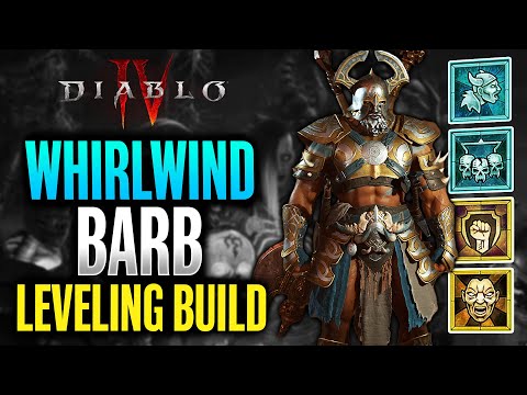 Diablo 4 - OP Whirlwind Barbarian Build Guide (Level 1-50) Best Barb Build After Nerf