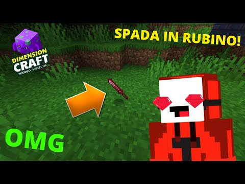 CRAFTIAMO UNA SPADA IN RUBINO SU MINECRAFT