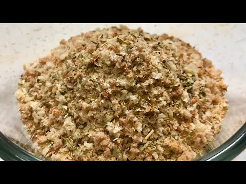 Homemade bread crumbs / Como hacer pan rallado