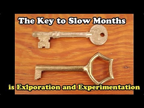 Scavenger Life Episode 264: The Key to Slow Months is Exlporation and Experimentation