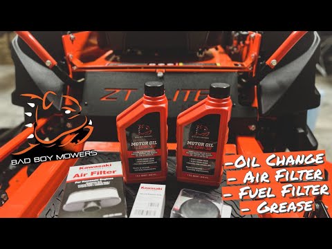 Bad Boy Mowers | Oil Change | Kawasaki FR730V | Maintenance Video