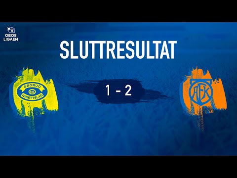 Tap i den første TV kampen på Grorud | Grorud 1-2 Aalesund | 11. serierunde 2021