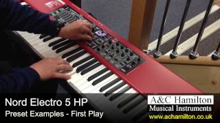 Video thumbnail for Nord Electro 5 HP First Play Demo by A&C Hamilton Musical Instruments