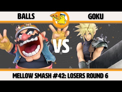 Mellow Mushroom SSBU #42 - Balls (Wario) vs Goku (Cloud) Smash Ultimate Losers Round 6