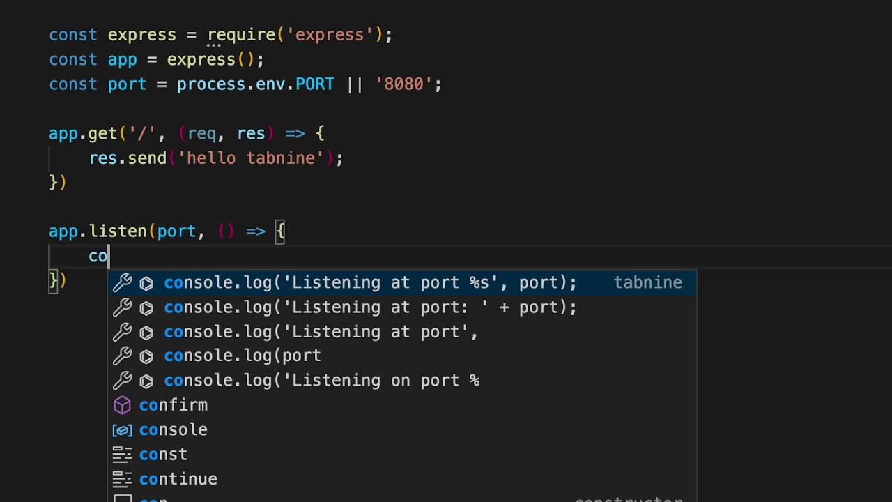 Tabnine AI autocomplete for VS Code, JetBrains IDEs, and more 🤯