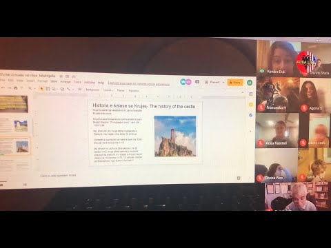 Mesimi i hapur me temen: "Vizite virtuale ne Keshtjellat e Shqiperise" nga Shkolla  "Alba Life" NY.