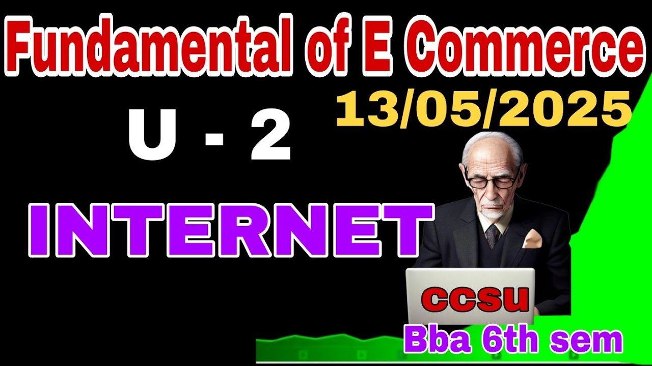 603, FUNDAMENTALS OF E COMMERCE ||UNIT 2 ( INTERNET) CCSU BBA 6TH SEM MAY 2025 INTERANET, EXTERANET