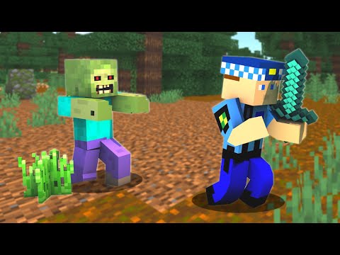Kerem Commissioner was bitten by zombies! (Minecraft)