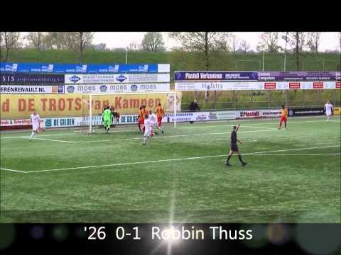 Go-Ahead Kampen - AZSV 12 april 2014 de doelpunten