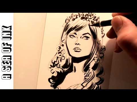 Chris Samnee Drawing for 1 Hour Straight!