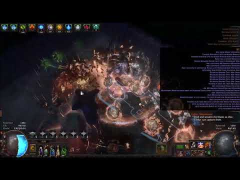 [3.13] Low Life Spellslinger Necromancer in Awakening Level 9 T19 100% Map NO HEADHUNTER