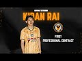 Kiban Rai signs his first professional contract at Newport County AFC