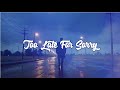 Too Late For Sorry Official Lyrical Video New Song 2025