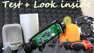 Video thumbnail for Samson c01u usb microphone test + look inside by Techscrew