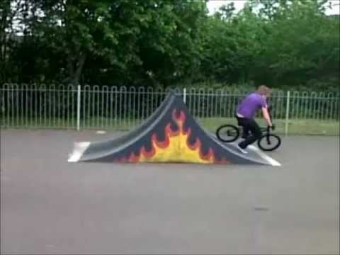 First Ever BMX Spine Attempt