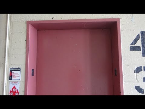 JUNKY Westinghouse MPH Elevator at Plaza at Landmark Parking Garage, Alexandria, VA