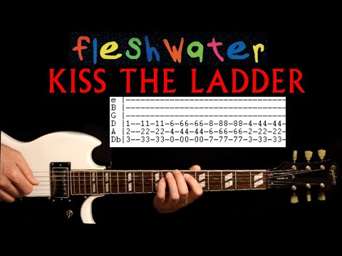 Thumbnail for Fleshwater Kiss The Ladder Guitar Tab Lesson / Tabs Cover by Fleshwater