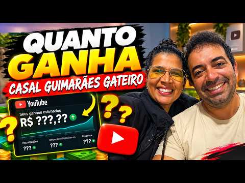 QUANTO GANHA O CANAL CASAL GUIMARAES GATEIROS | GANHOS REAIS 2026