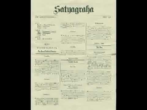 Philip Glass -- Satyagraha -- Act 3 - King (Rotterdam 1980)