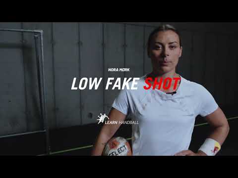 Low fake shot with Nora Mørk, handball exercise (english sub) - Believe in yourself - Learn handball