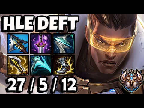 Deft Lucian ADC vs Ezreal - Korea Challenger Patch 11.12 ✅