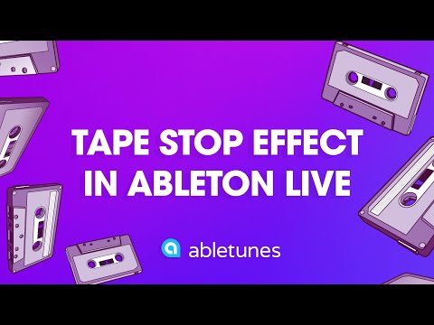 Tape Stop Effect in Ableton Live [1 Minute Tutorial]
