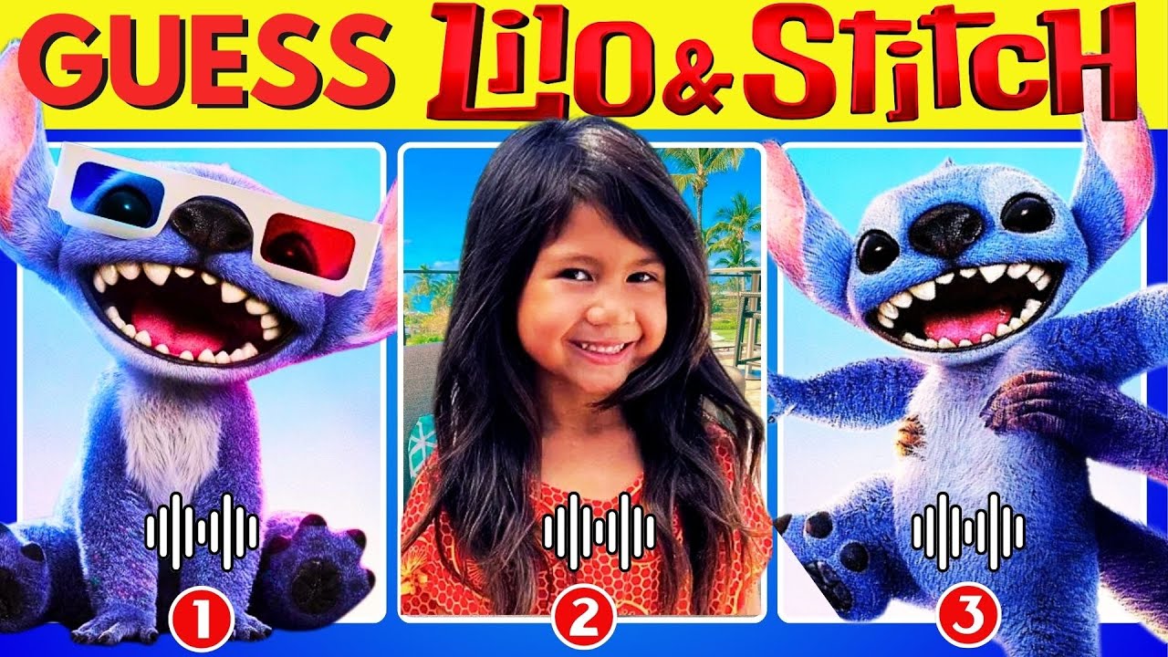 Guess Lilo & Stitch 2025 Movie Characters by Their Emoji ~ New Lilo & Stitch Quiz ~ Stitch is Back!