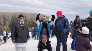 preview picture of video 'Passionate people enjoying snow at Lake Mountain, Victoria'