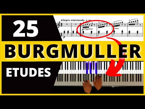 How to play Burgmüller: 25 etudes op 100